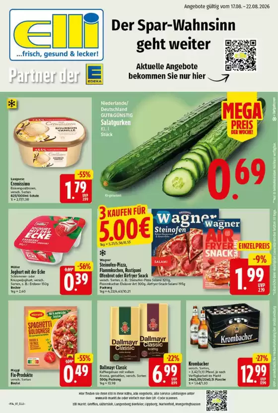 Elli Markt Prospekt in Solingen | Elli Markt flugblatt | 2026-08-17T00:00:00.000Z - 2026-08-22T00:00:00.000Z