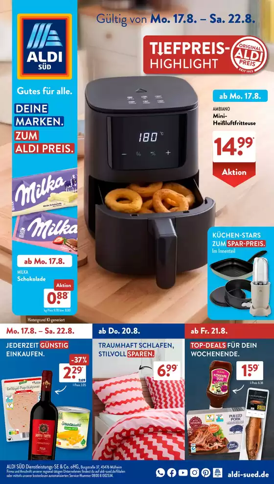 Aldi Süd Katalog | Attraktive Sonderangebote für alle | 2026-08-17T00:00:00.000Z - 2026-08-22T00:00:00.000Z