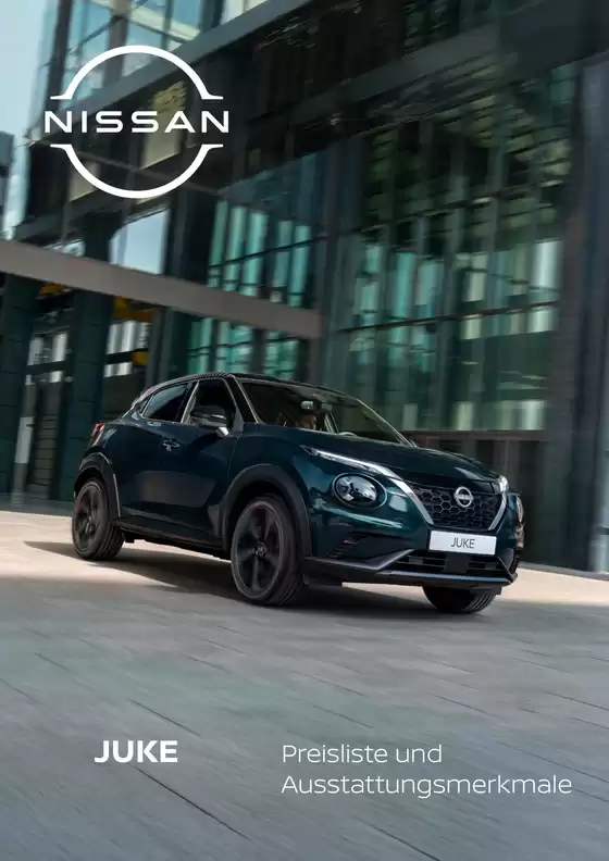 Nissan Prospekt in  | Juke preisliste | 2026-08-17T00:00:00.000Z - 2027-08-17T00:00:00.000Z