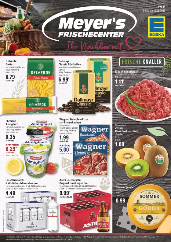 Meyer's Frischemarkt Katalog | Endversion Meyer KW 34 2026 compressed 2 | 2026-08-17T00:00:00.000Z - 2026-08-17T00:00:00.000Z