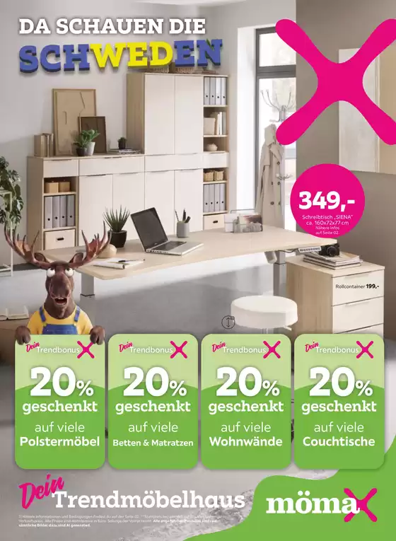 Mömax Katalog | bis zu 20 mit deinem Trendbonus sparen | 2026-08-17T00:00:00.000Z - 2026-08-30T00:00:00.000Z