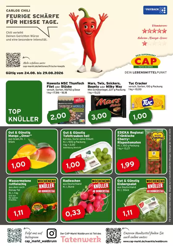 CAP Markt Prospekt | Unsere besten Deals für Sie | 2026-08-24T00:00:00.000Z - 2026-08-29T00:00:00.000Z