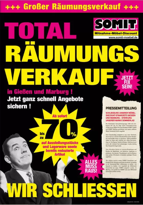SOMIT Katalog | Total Raumungs Verkauf - | 2026-08-18T00:00:00.000Z - 2026-08-22T00:00:00.000Z