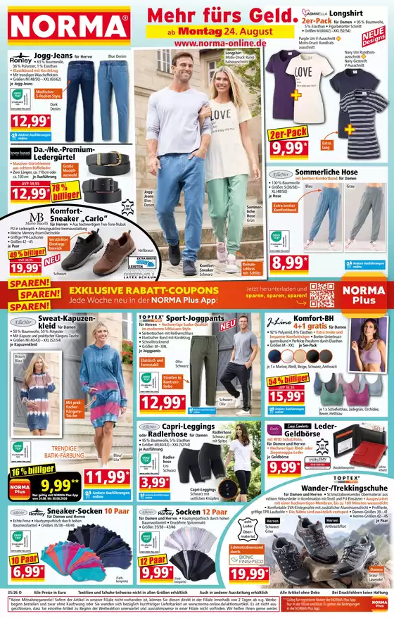 Norma Prospekt | Rabatte und Aktionen | 2026-08-24T00:00:00.000Z - 2026-08-30T00:00:00.000Z