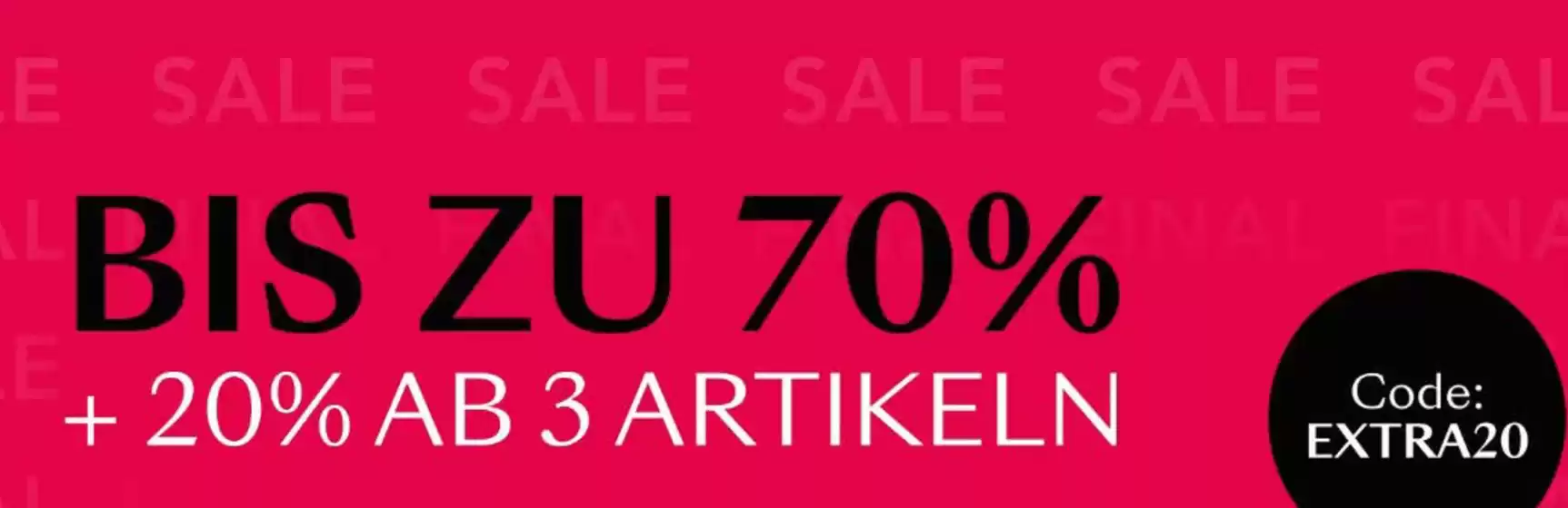 Bonita Prospekt | Bis Zu 70% - 20% AB 3 Artikeln | 2026-08-19T00:00:00.000Z - 2026-09-07T00:00:00.000Z