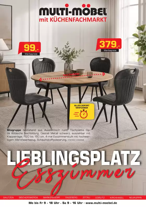 Multi Möbel Prospekt in Neustadt an der Aisch | Lieblingsplatz Esszummer | 2026-08-20T00:00:00.000Z - 2026-09-20T00:00:00.000Z
