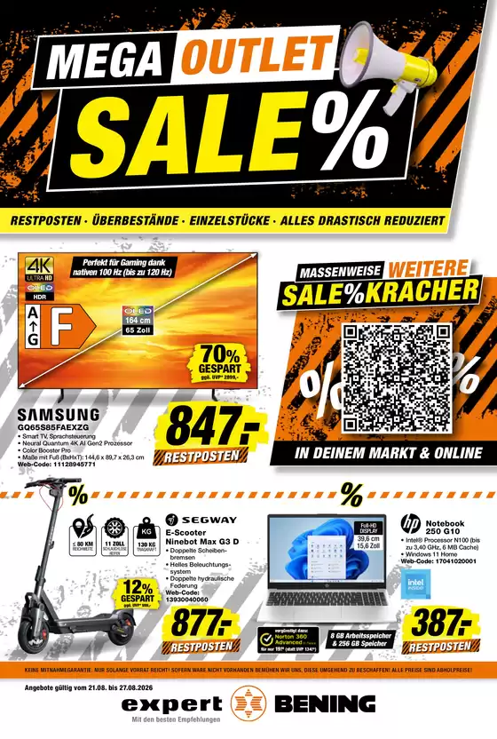 Expert Bening Prospekt in Bad Fallingbostel | Bening kw35 endstand web | 2026-08-21T00:00:00.000Z - 2026-08-27T00:00:00.000Z