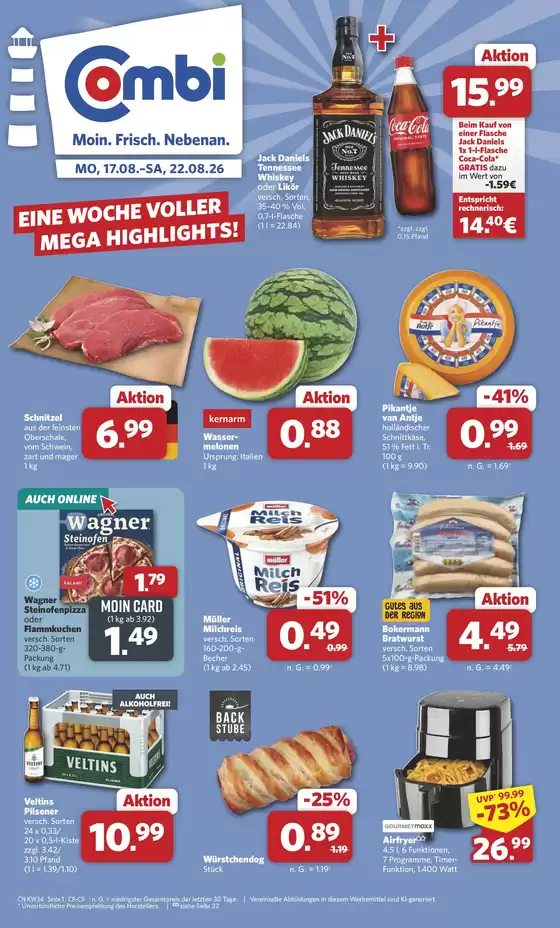 Combi Markt Katalog | Markt - Angebote | 2026-08-21T00:00:00.000Z - 2026-08-22T00:00:00.000Z