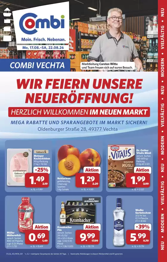 Combi Markt Katalog | Jetzt sparen mit unseren Deals | 2026-08-21T00:00:00.000Z - 2026-08-22T00:00:00.000Z