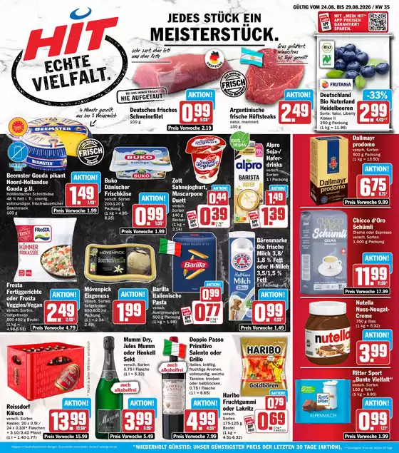 Hit Markt Katalog | Jetzt sparen mit unseren Deals | 2026-08-25T00:00:00.000Z - 2026-08-29T00:00:00.000Z