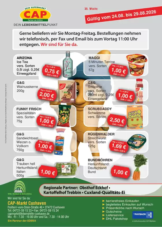 CAP Markt Katalog | Attraktive Angebote entdecken | 2026-08-24T00:00:00.000Z - 2026-08-29T00:00:00.000Z