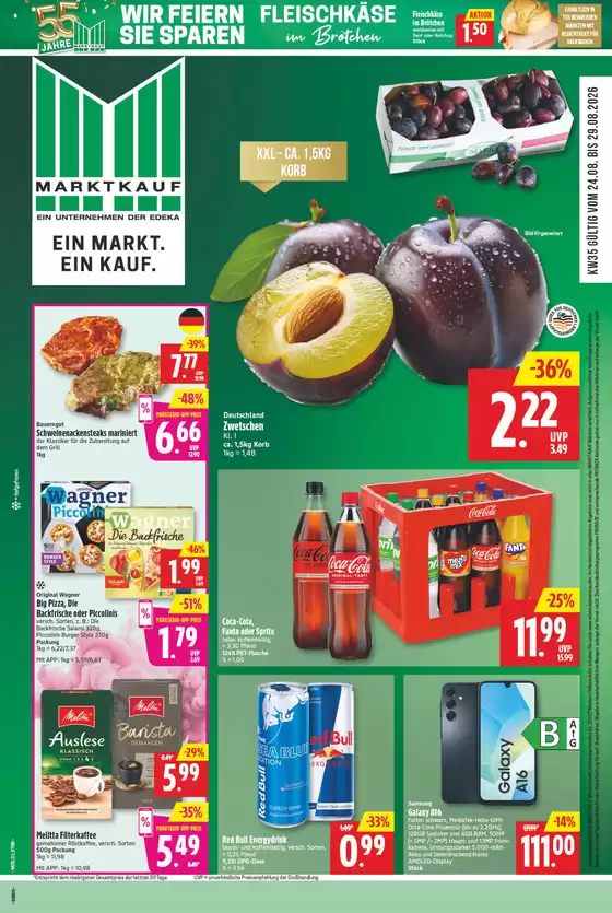 Marktkauf Katalog | Top-Deals und Rabatte | 2026-08-24T00:00:00.000Z - 2026-08-29T00:00:00.000Z