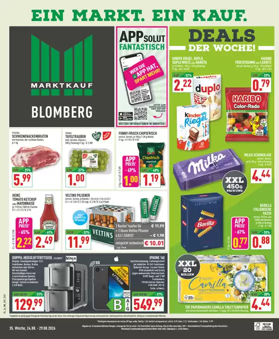 Marktkauf Katalog | Unsere besten Deals für Sie | 2026-08-24T00:00:00.000Z - 2026-08-29T00:00:00.000Z