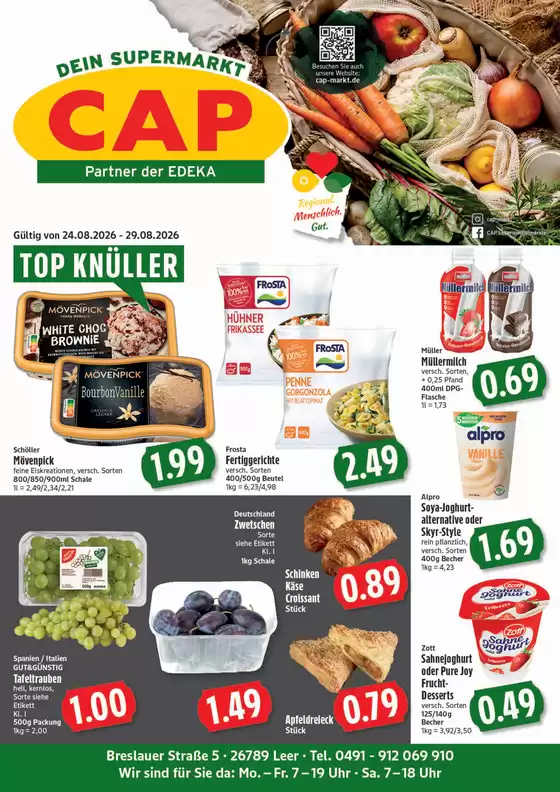 CAP Markt Katalog | Top-Deals und Rabatte | 2026-08-24T00:00:00.000Z - 2026-08-29T00:00:00.000Z