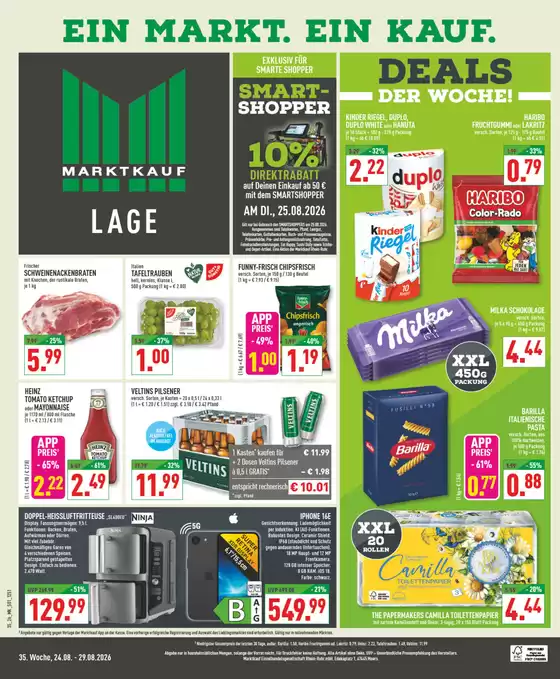 Marktkauf Katalog | Unsere besten Schnäppchen | 2026-08-24T00:00:00.000Z - 2026-08-29T00:00:00.000Z