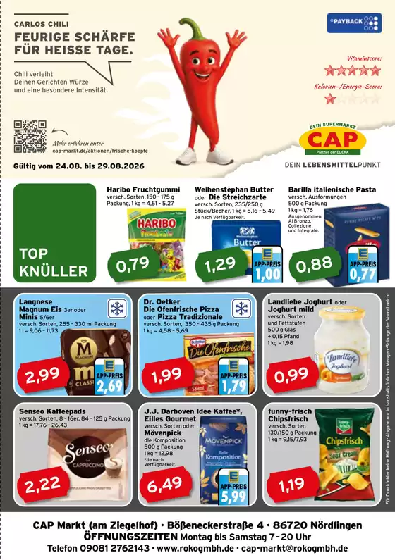 CAP Markt Katalog in Herbrechtingen | Neue Angebote zum Entdecken | 2026-08-24T00:00:00.000Z - 2026-08-29T00:00:00.000Z