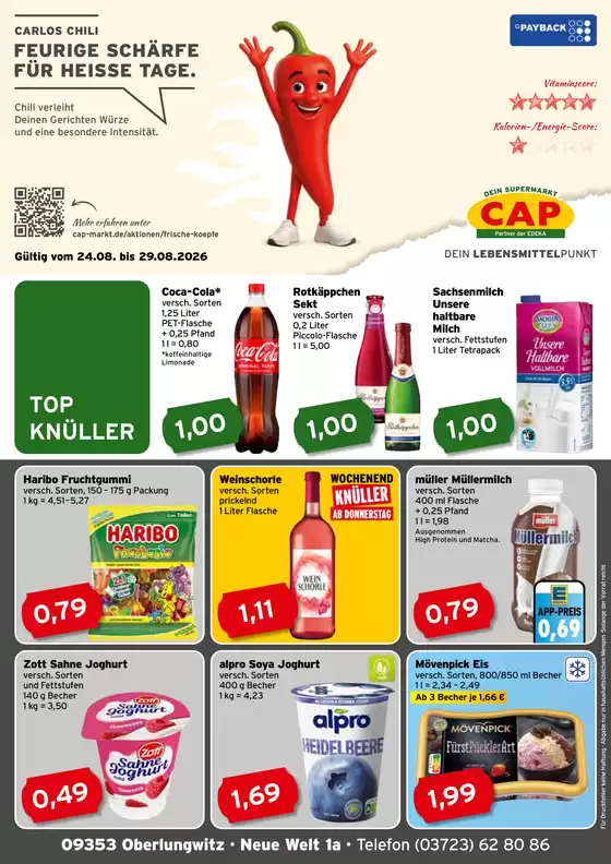 CAP Markt Katalog | Unsere besten Angebote für Sie | 2026-08-24T00:00:00.000Z - 2026-08-29T00:00:00.000Z