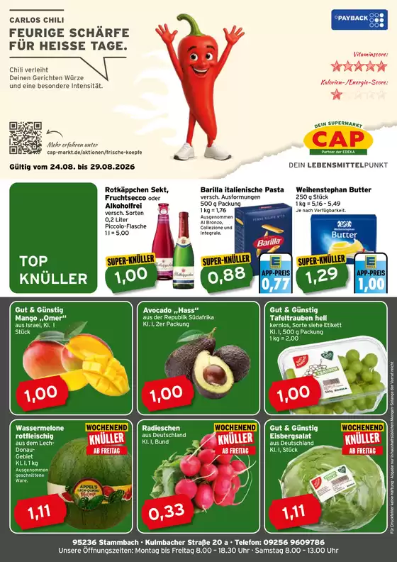 CAP Markt Katalog in Herbrechtingen | Attraktive Angebote entdecken | 2026-08-24T00:00:00.000Z - 2026-08-29T00:00:00.000Z