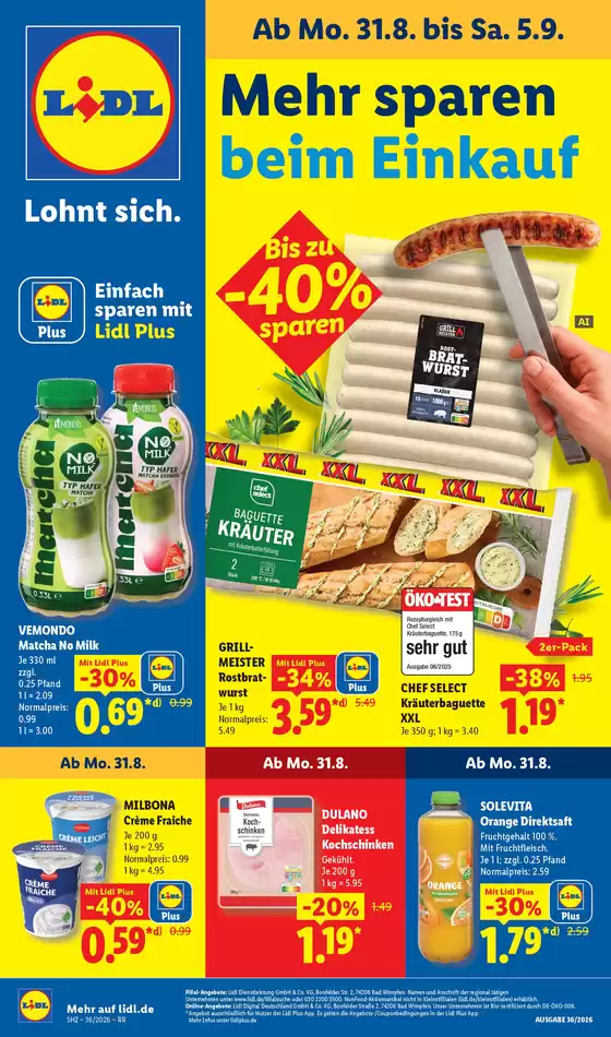 Lidl Katalog | 31.08.2026 05.09.2026 | 2026-08-31T00:00:00.000Z - 2026-09-05T00:00:00.000Z