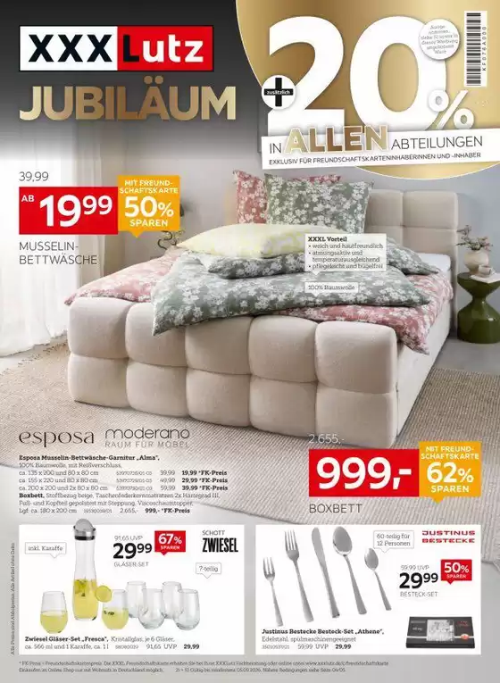 XXXLutz Katalog in Wiedemar | Jubiläum | 2026-08-25T00:00:00.000Z - 2026-09-05T00:00:00.000Z