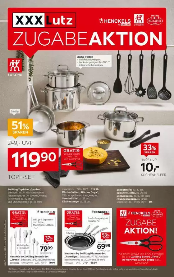 XXXLutz Katalog in Wiedemar | Haushalt | 2026-08-25T00:00:00.000Z - 2026-09-05T00:00:00.000Z