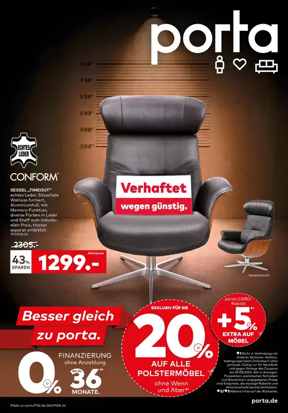 porta Möbel Prospekt | porta Möbel flugblatt | 2026-08-23T00:00:00.000Z - 2026-08-29T00:00:00.000Z