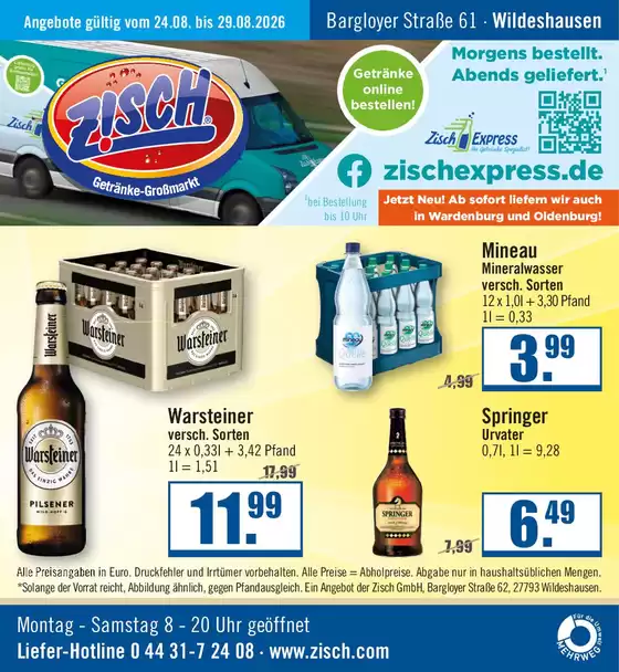Zisch Katalog | Top-Angebote für Sparfüchse | 2026-08-24T00:00:00.000Z - 2026-08-29T00:00:00.000Z