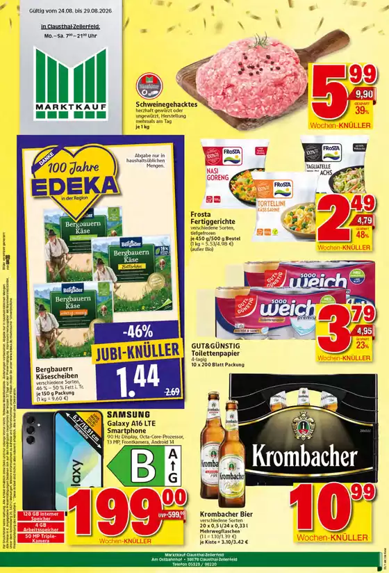 Marktkauf Prospekt | Sonderangebote für Sie | 2026-08-24T00:00:00.000Z - 2026-08-29T00:00:00.000Z