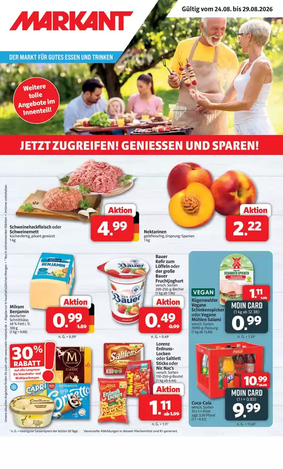 Markant Markt Katalog | Tolles Angebot für alle Kunden | 2026-08-25T00:00:00.000Z - 2026-08-29T00:00:00.000Z