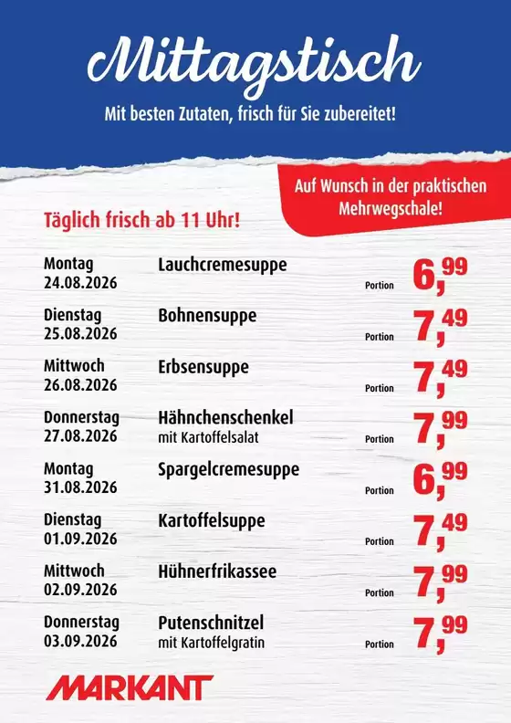 Markant Prospekt | Tolles Angebot für alle Kunden | 2026-08-25T00:00:00.000Z - 2026-09-03T00:00:00.000Z
