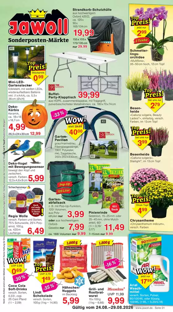 Jawoll Katalog | Jawoll Prospekt kw35 2026 Standard nA | 2026-08-25T00:00:00.000Z - 2026-08-29T00:00:00.000Z