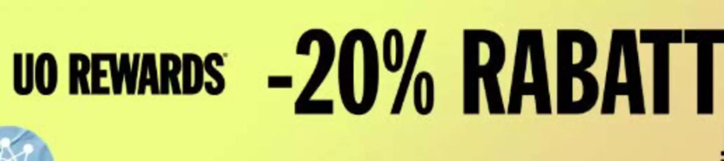 Outfitter Katalog | Uo Rewards -20% Rabatt | 2026-08-25T00:00:00.000Z - 2026-09-08T00:00:00.000Z