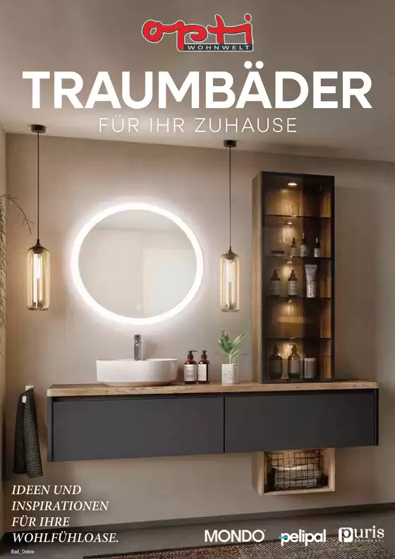 Opti Wohnwelt Katalog | Traumbäder | 2026-08-26T00:00:00.000Z - 2026-09-30T00:00:00.000Z