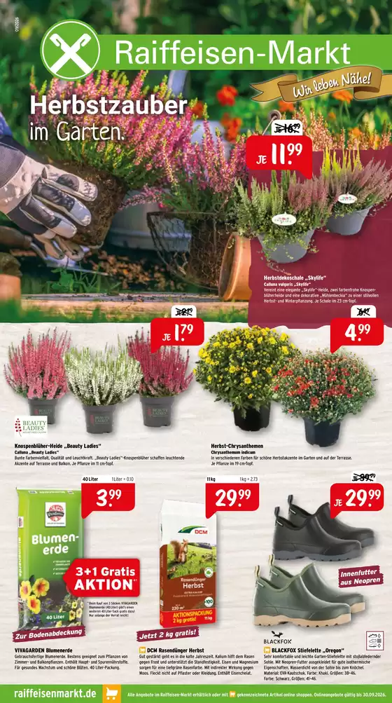 Raiffeisen Markt Katalog | Aktuelles prospekt | 2026-08-26T00:00:00.000Z - 2026-09-30T00:00:00.000Z