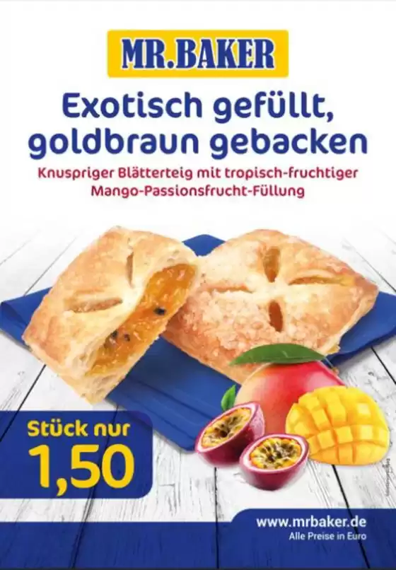 Mr Baker Katalog | Exotisch Gefullt. Goldbraun Gevacken | 2026-08-26T00:00:00.000Z - 2026-08-31T00:00:00.000Z