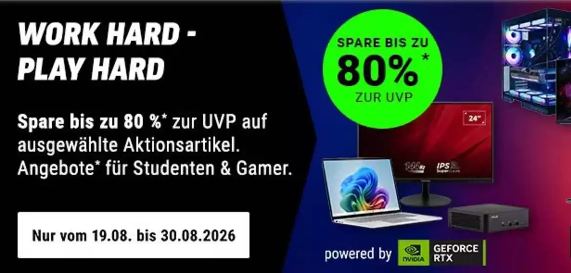 Notebooksbilliger Katalog in Offenbach am Main | Work Hard Play Hard | 2026-08-26T00:00:00.000Z - 2026-08-30T00:00:00.000Z