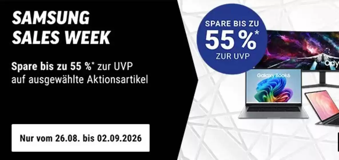 Notebooksbilliger Katalog in Offenbach am Main | Samsung Sales Week | 2026-08-26T00:00:00.000Z - 2026-09-02T00:00:00.000Z