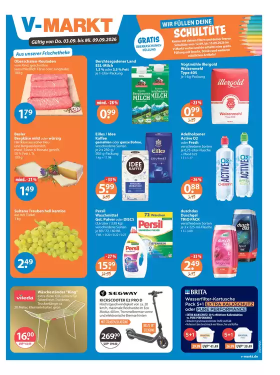 V Markt Katalog | Top-Deals und Rabatte | 2026-09-03T00:00:00.000Z - 2026-09-09T00:00:00.000Z