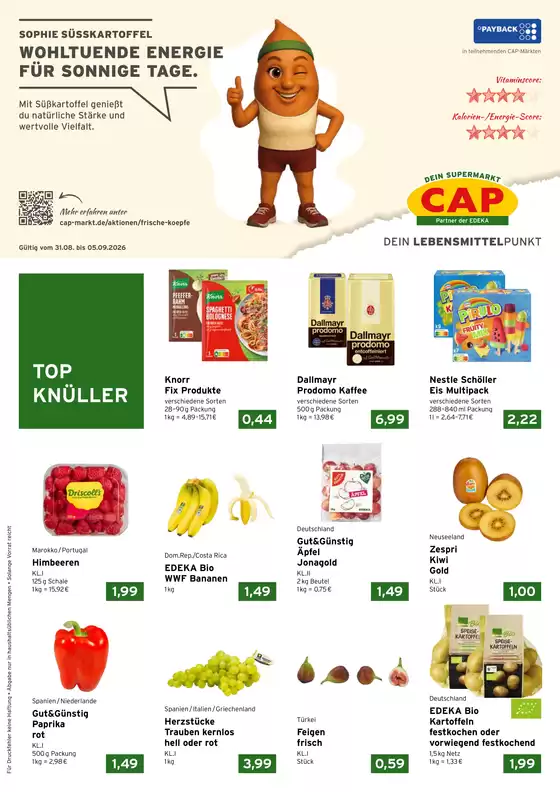 CAP Markt Katalog | Unsere besten Schnäppchen | 2026-08-31T00:00:00.000Z - 2026-09-05T00:00:00.000Z