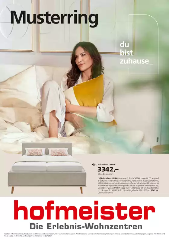Hofmeister Prospekt in Kirchheim unter Teck | Musterring Highlights | 2026-08-27T00:00:00.000Z - 2026-08-31T00:00:00.000Z