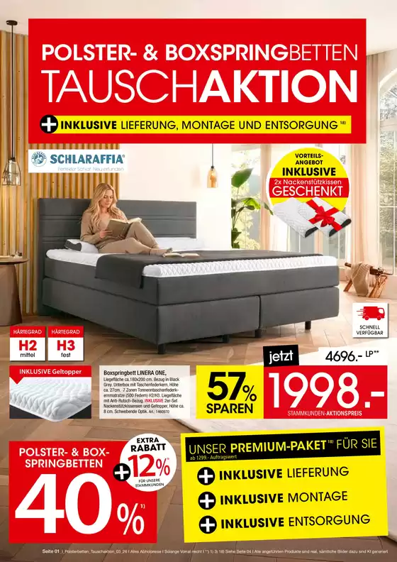 Zurbrüggen Prospekt in Kirchheim unter Teck | Polsterbetten Tauschaktion | 2026-08-27T00:00:00.000Z - 2026-09-05T00:00:00.000Z