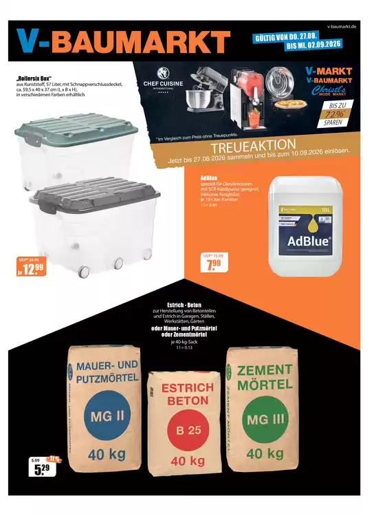 V Baumarkt Katalog | Aktuelle Angebote V Baumarkt | 2026-08-27T00:00:00.000Z - 2026-09-02T00:00:00.000Z