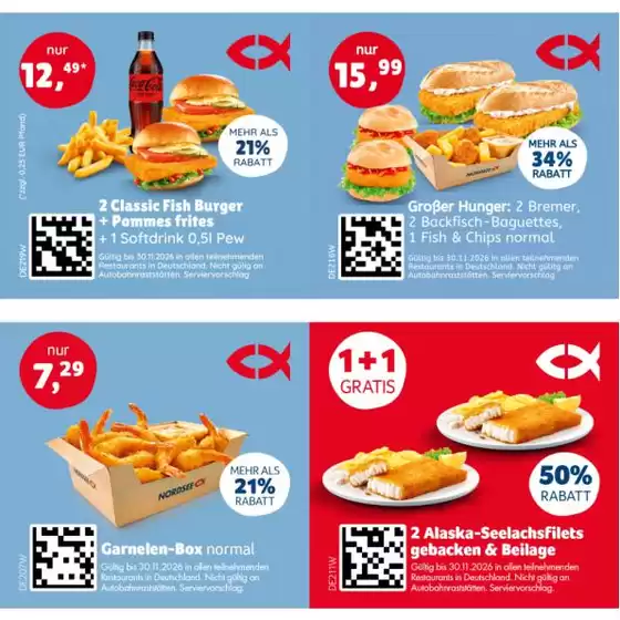 Nordsee Prospekt in Grünstadt | Promo Nordsee | 2026-08-28T00:00:00.000Z - 2026-11-30T00:00:00.000Z