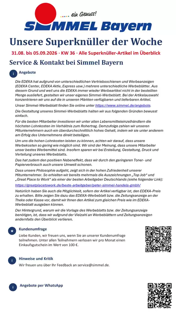 Simmel Katalog in Chemnitz | Simmel flugblatt | 2026-08-31T00:00:00.000Z - 2026-09-05T00:00:00.000Z