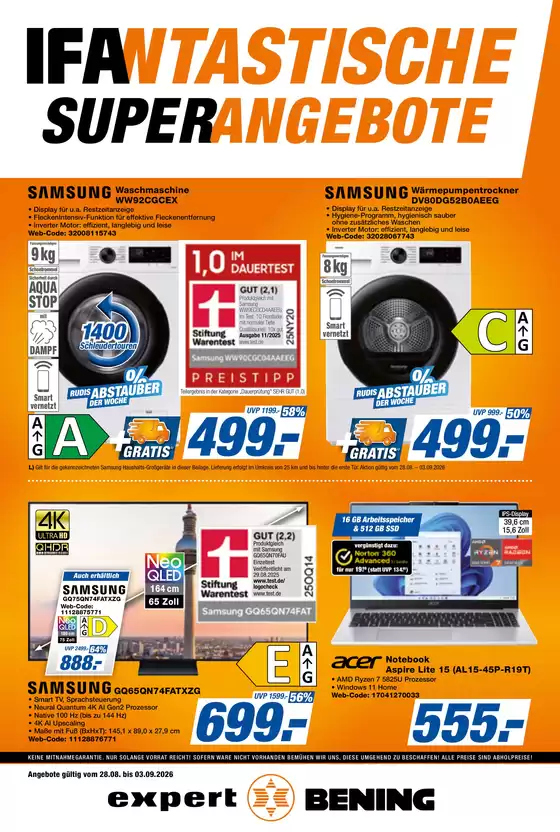 Expert Bening Katalog | Bening kw36 endstand | 2026-08-28T00:00:00.000Z - 2026-09-03T00:00:00.000Z