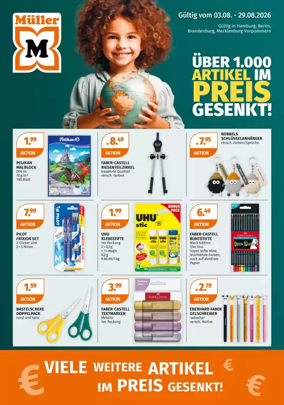 Müller Katalog in Vaterstetten | Die Schule ruft | 2026-08-28T00:00:00.000Z - 2026-08-29T00:00:00.000Z