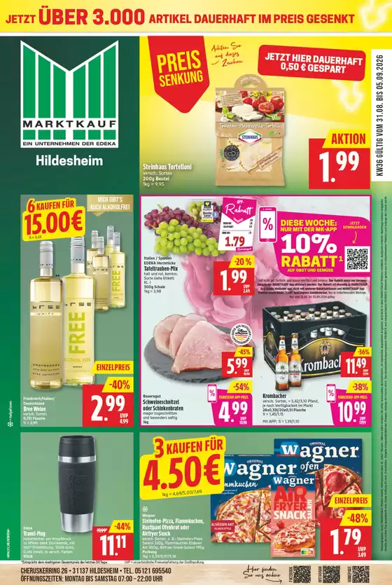 Marktkauf Prospekt in Riesa | Jetzt sparen mit unseren Deals | 2026-08-31T00:00:00.000Z - 2026-09-05T00:00:00.000Z