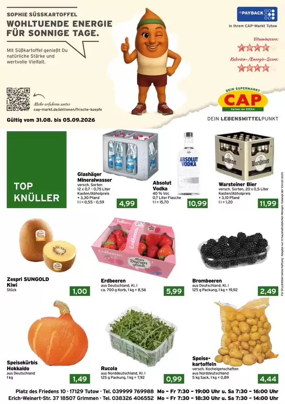 CAP Markt Prospekt | Neue Angebote zum Entdecken | 2026-08-31T00:00:00.000Z - 2026-09-05T00:00:00.000Z