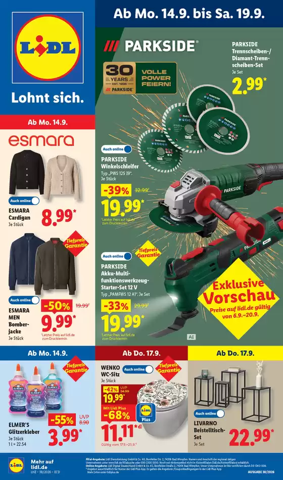 Lidl Prospekt in Karben | 14.09.2026 19.09.2026 | 2026-09-14T00:00:00.000Z - 2026-09-19T00:00:00.000Z