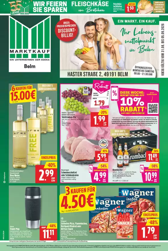 Marktkauf Prospekt | Jetzt sparen mit unseren Deals | 2026-08-31T00:00:00.000Z - 2026-09-05T00:00:00.000Z